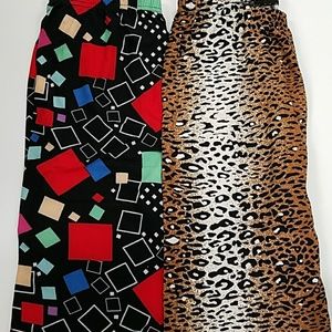 NEW OS SHAPE & ANIMAL PRINT LEGGING SET